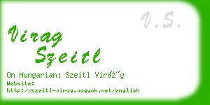 virag szeitl business card